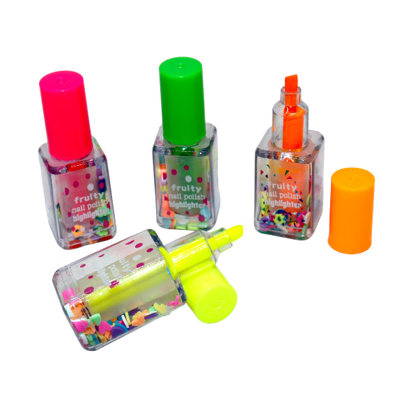 Pack of 4 Fruity Nail Polish Highlighters