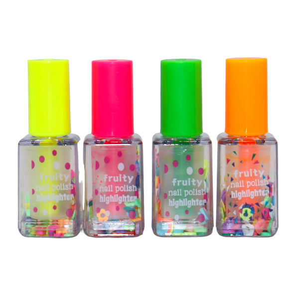 Pack of 4 Fruity Nail Polish Highlighters