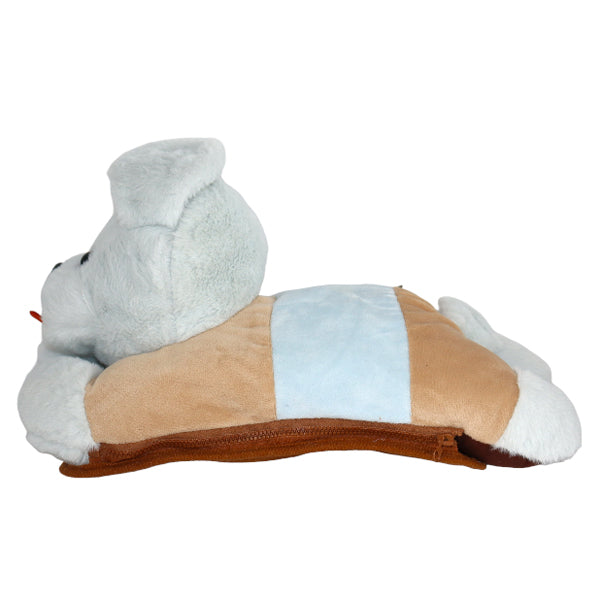 Plush Cute Puppy Soft Toy Electric Rechargeable Hot Water Bag Heat Pad.