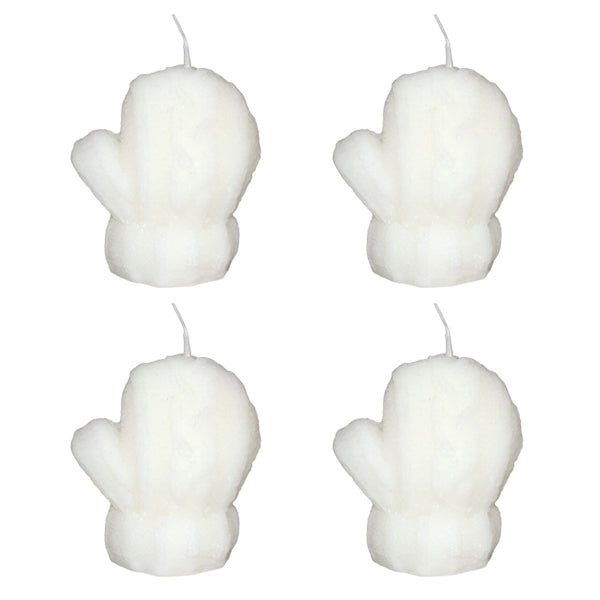 Glove Shape Scented Candle (Set Of 4)