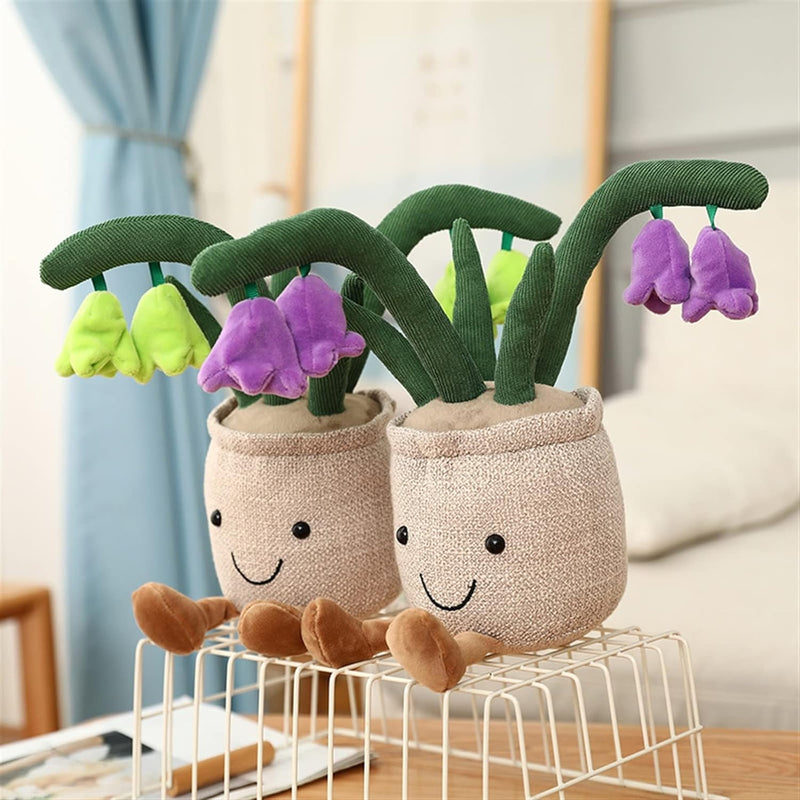 Lily Of The Valley - Flower Pot Plush Toys Size: 35cm