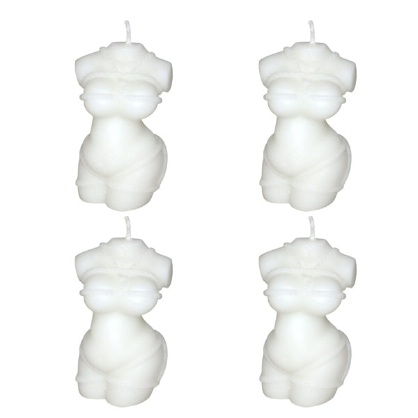 Female Body Scented Candle (Set Of 4)