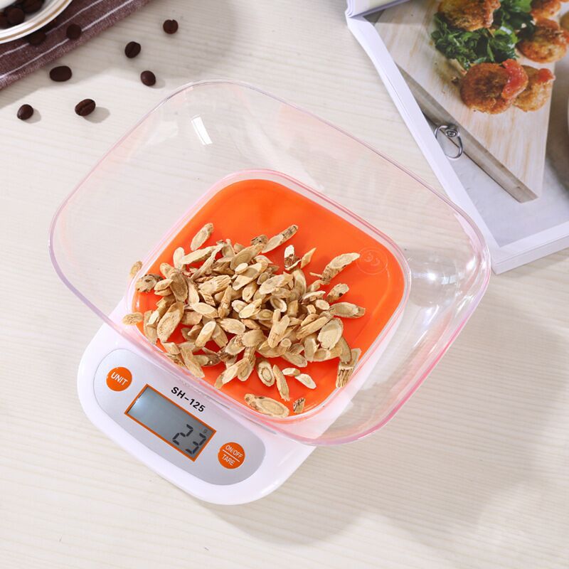 5kg Food Kitchen Bowl Scale, Digital Ounces and Grams for Cooking