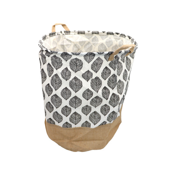 Elegant Leaf Laundry Basket - Storage Bin, Dirty Laundry Bin Or Toy Bin