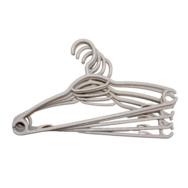 Pack Of 5 Space Saving Strong Plastic Hangers