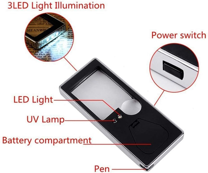 LED Mobile Phone Multi Magnifier