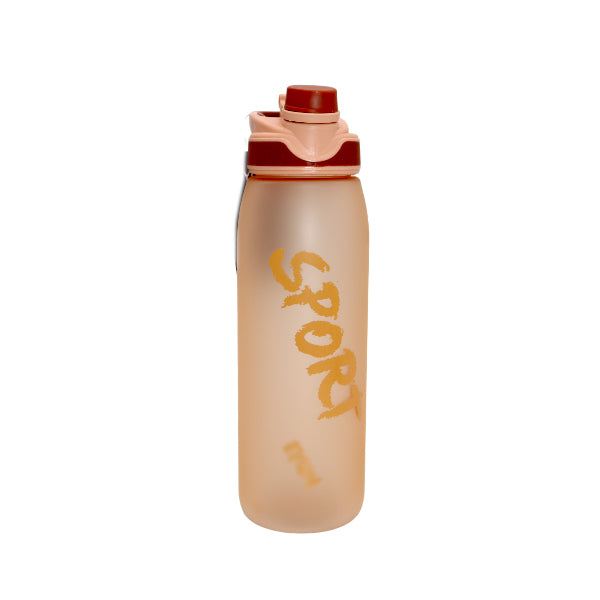 850MLPlastic Sport Water Bottle With Measurements - BPA Free