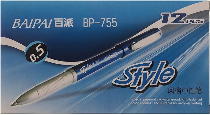 12 Pcs Style Gel Ink Pen