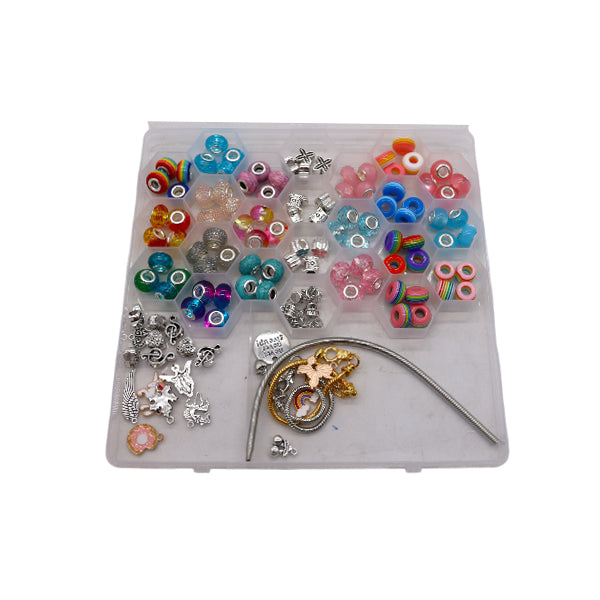 26 Division Beading Kit for Kids With Clear Rope